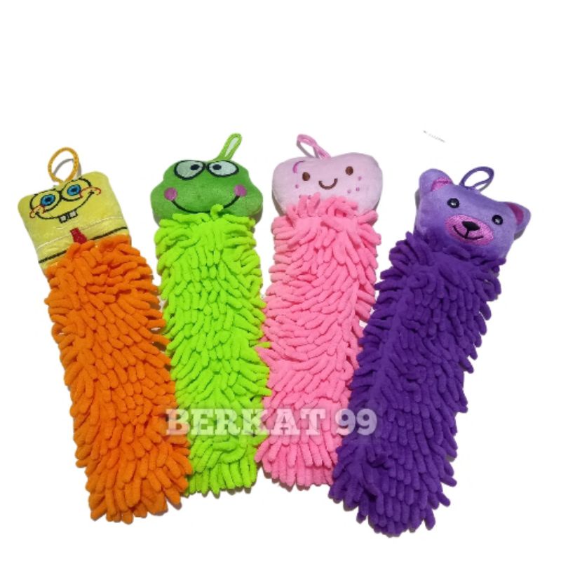 LAP TANGAN CENDOL KARTUN / LAP TANGAN MICROFIBER CENDOL