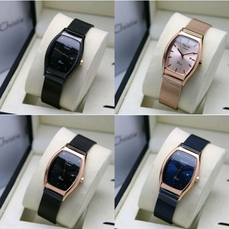JAM TANGAN WANITA CEWEK ALEXANDRE CHRISTIE AC2939 STAINLESS ORIGINAL GARANSI RESMI 1 TAHUN