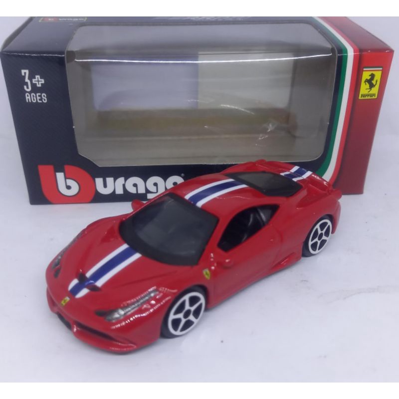 Diecast Miniatur mobil ferrari 458 italia speciale