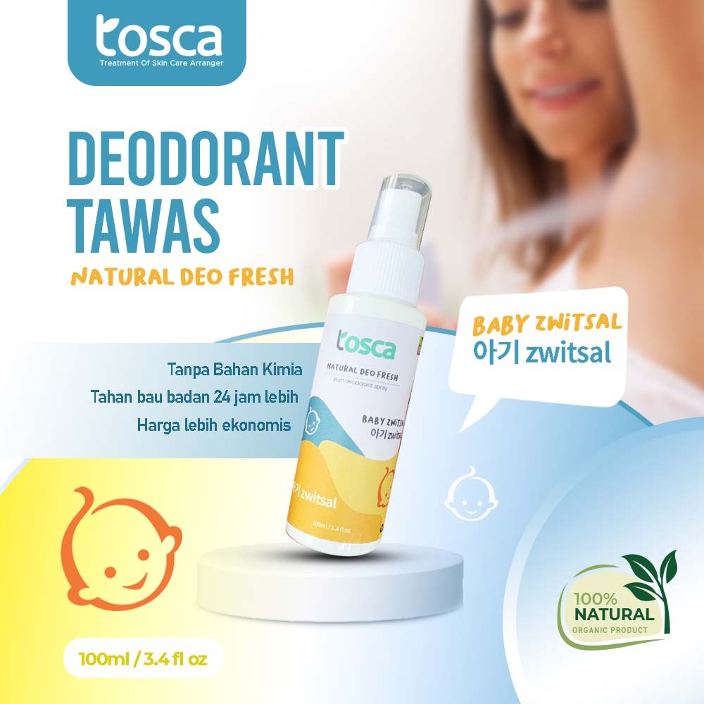 TOSCA DEODORANT SPRAY 100 ML NATURAL DEO FRESH