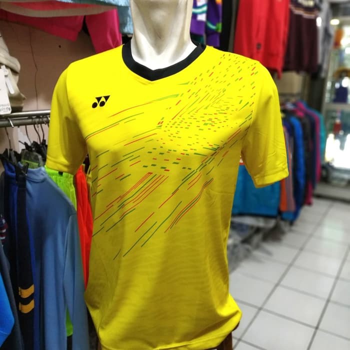 Order Langsung kaos bulutangkis badminton yonex 80 kuning Diskon