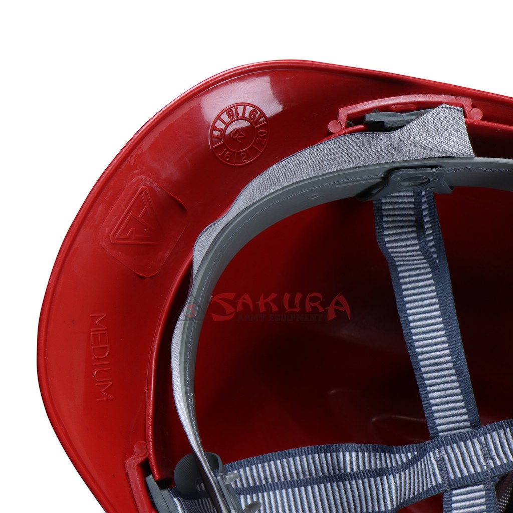 Helm Proyek Safety A3 Warna Merah