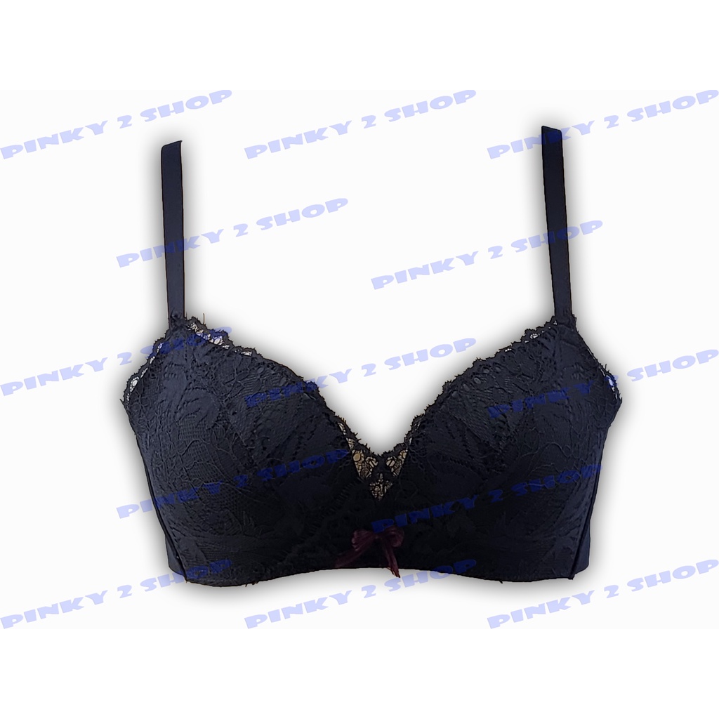 BRA BH IMPOR KOMBINASI BRUKAT BUSA TIPIS SIZE 34-38