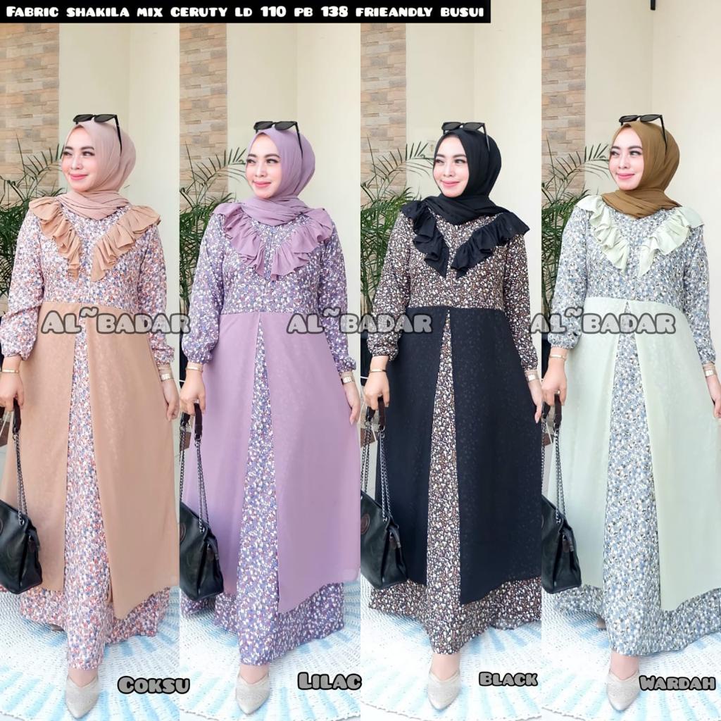 [ BISA COD] GAMIS SHAKILA IMPORT MOTIF MODEL OUTHER /ROMPI MIX CERUTY BABYDOLL, DRESS OUTHER MODEL TERBARU 2021