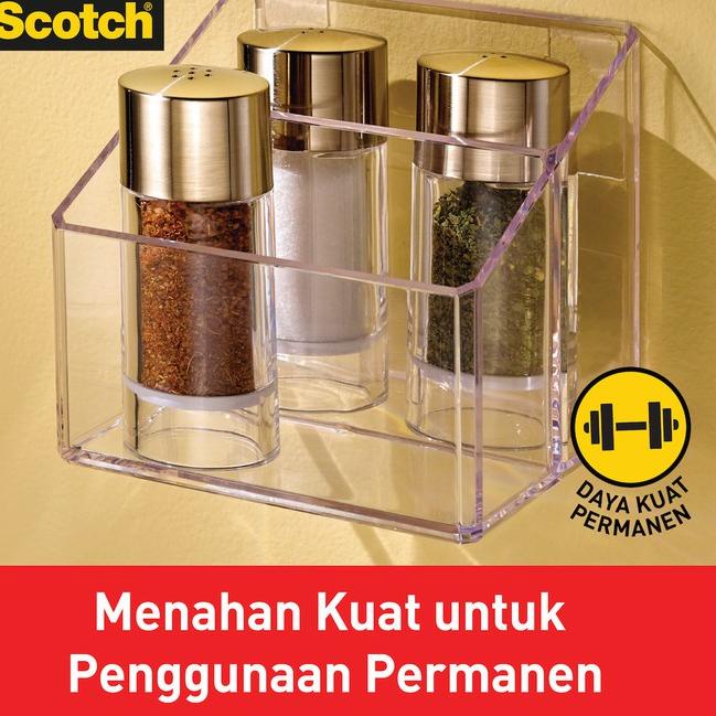 

Terlaris 3M Scotch Double Tape VHB Mounting Transparant Bening 4010C