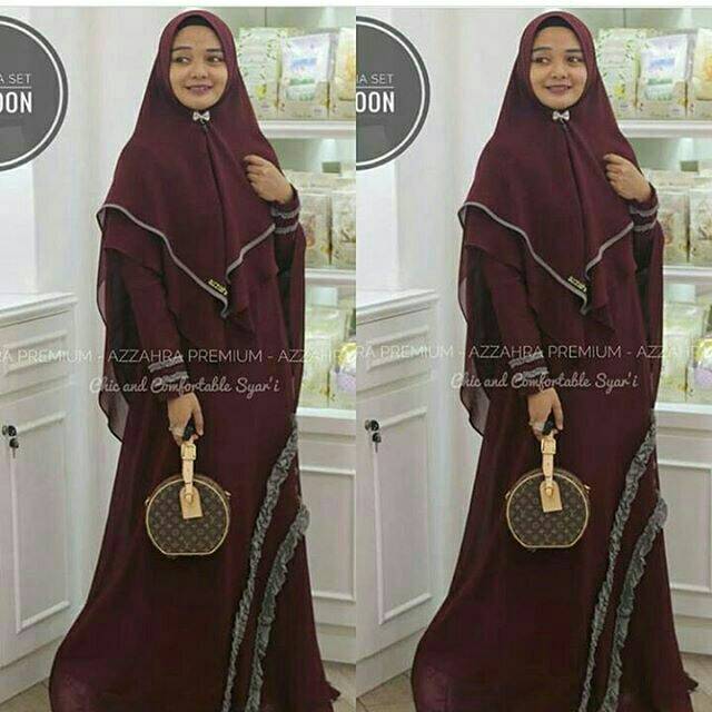 Zaenal syari azzahra premium gamis ori
Wollycrepe