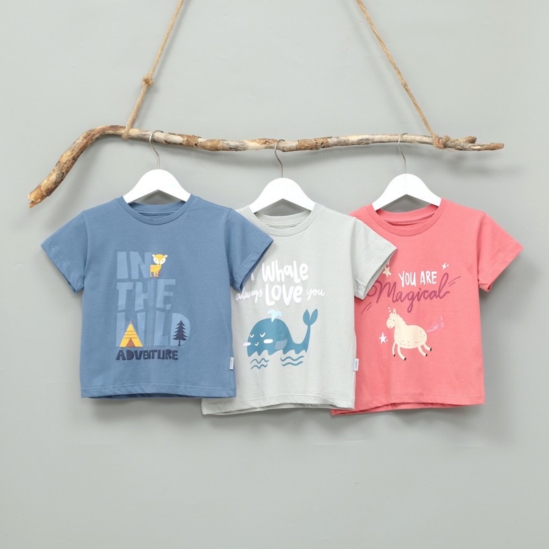 Mooi Graphic Tee 1 Pcs / Kaos anak Murah