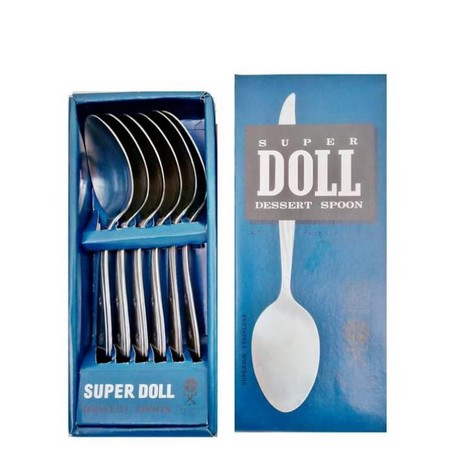 Super doll Sendok Garpu Makan stainless steel