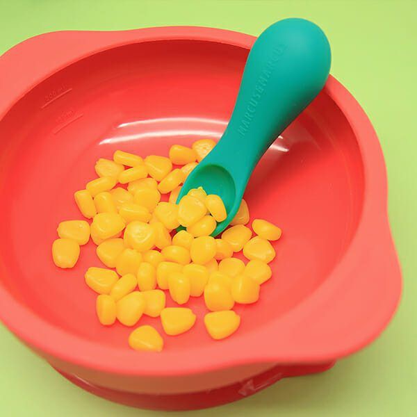 Marcus &amp; Marcus - Palm Grasp Feeding Spoon YELLOW