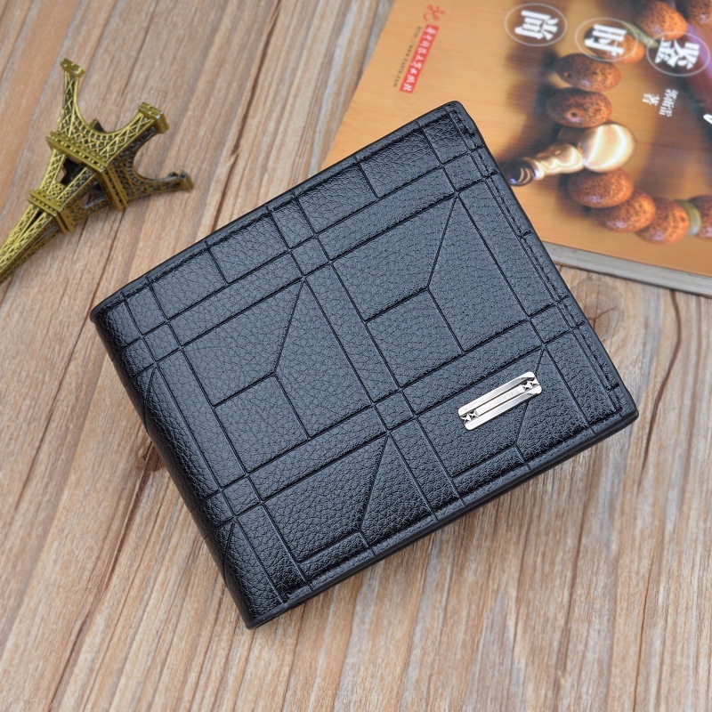 DOMPET LIPAT PRIA ORIGINAL KULIT HITAM SANTIAGO PENDEK SLOT KARTU BANYAK COWOK KEREN KECIL DISTRO PREMIUM IMPORT BRANDED MURAH ORI