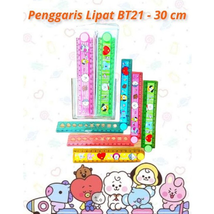 

Penggaris Sekolah Mistar Bisa LIPAT panjang 30 cm