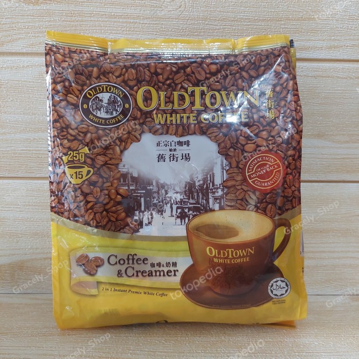 

(BISA COD) Old Town White Coffee 2 in 1 Coffee & Creamer 375gr (15sachet x 25gr)