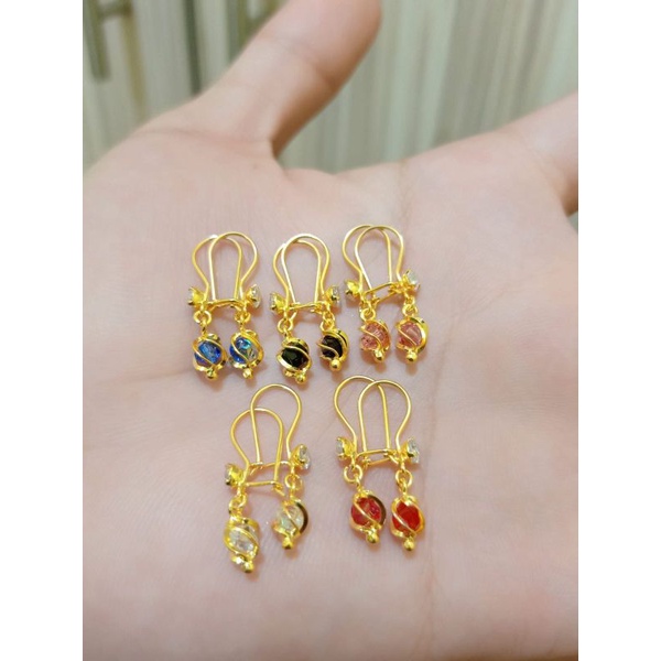 ANTING DEWASA PERAK 925 LAPIS MAS