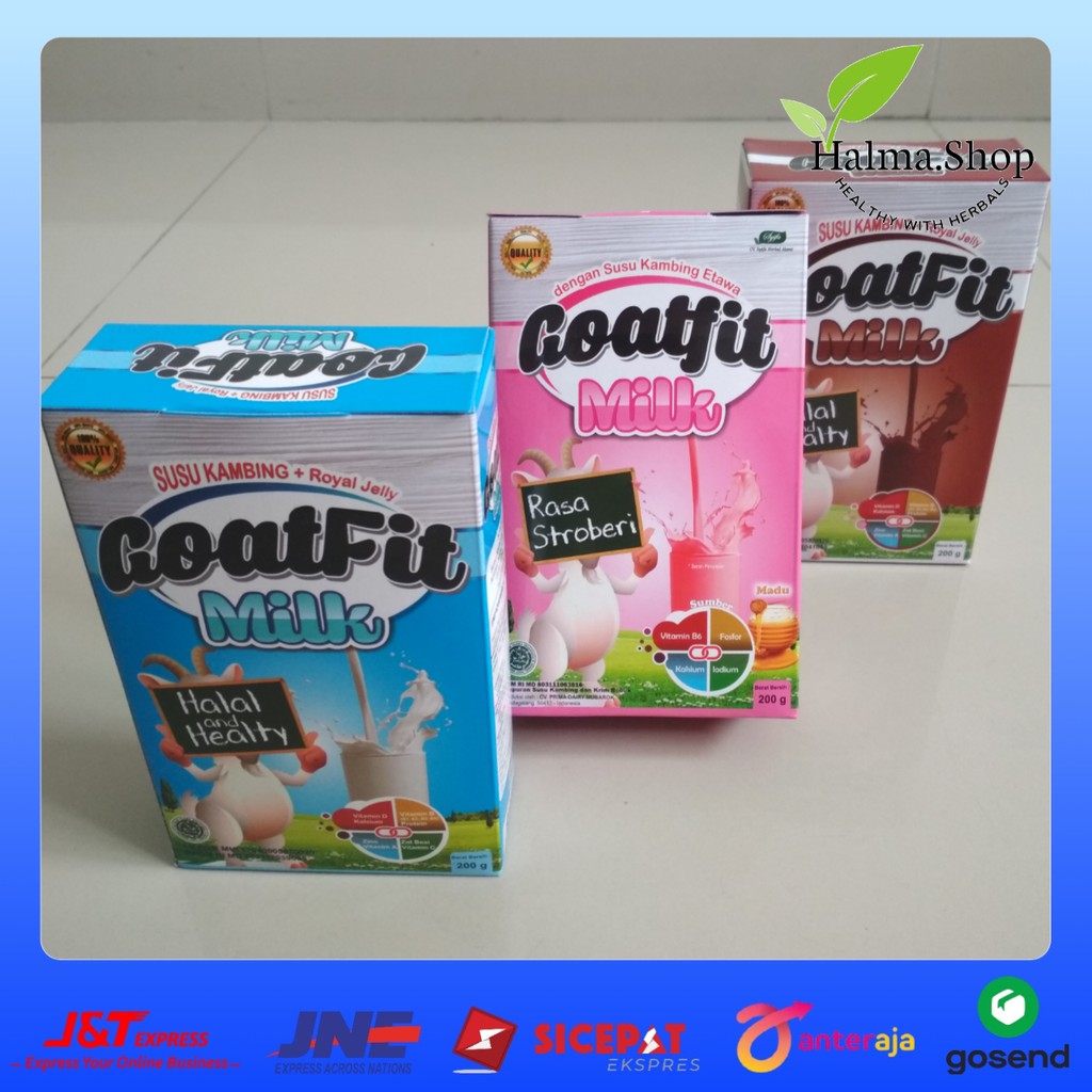 

GOATFIT MILK SUSU KAMBING ETAWA GOATFIT