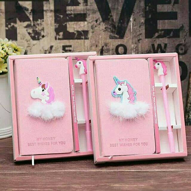 

Buku Agenda / Memo Set Unicorn