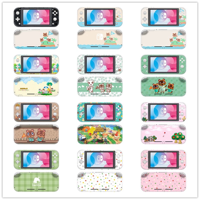 Stiker Motif Animal Crossing Skin untuk Nintendo Switch Lite