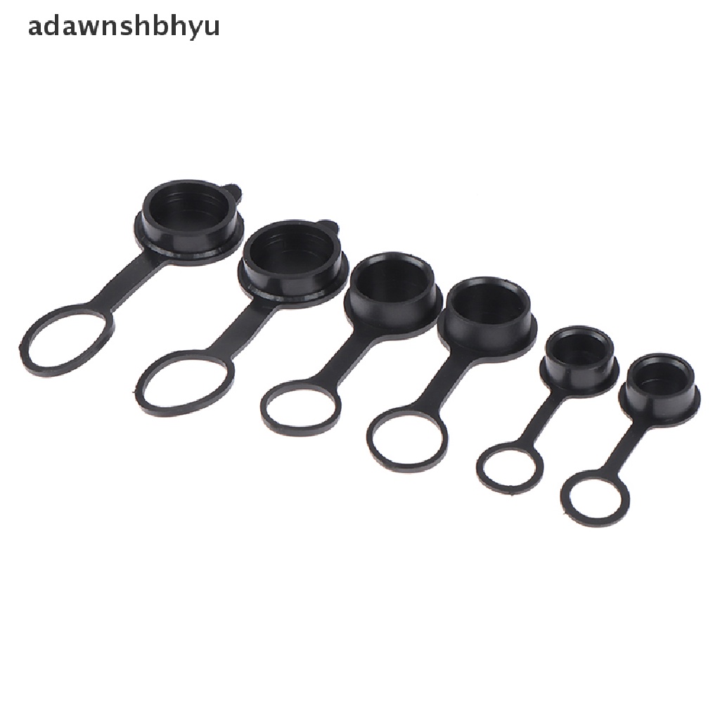 Adawnshbhyu 10pcs GX12 GX16 GX20 Aviation Circular Plug Socket Konektor Topi Debu Tahan Air