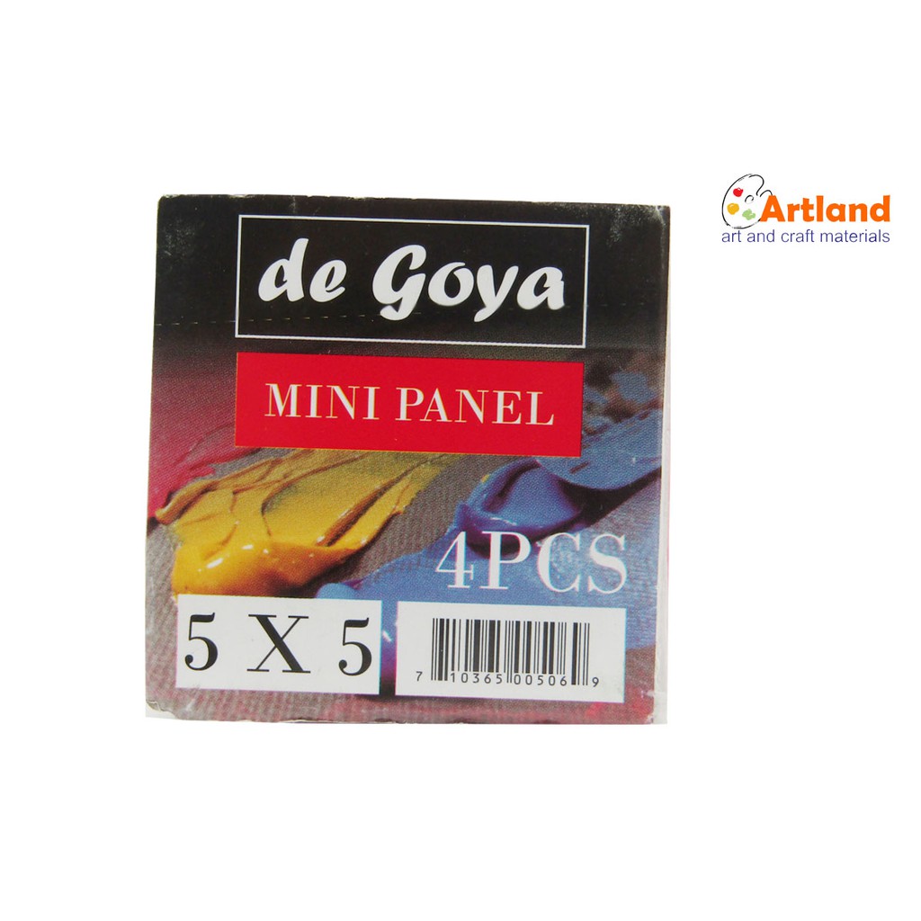 

De goya 4pcs canvas planel 330gr 5x5cm