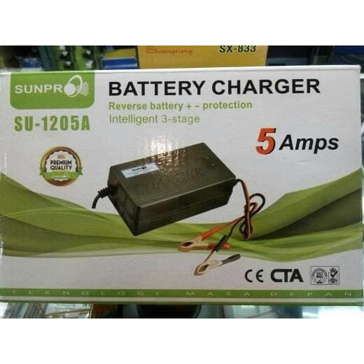 #DD005 / Charger Aki 5A 12Volt