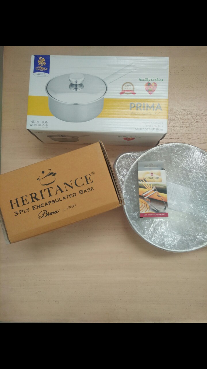 Panci Sauce Pot D18cm Bima Heritance Prolite, Tutup Stainless Steel
