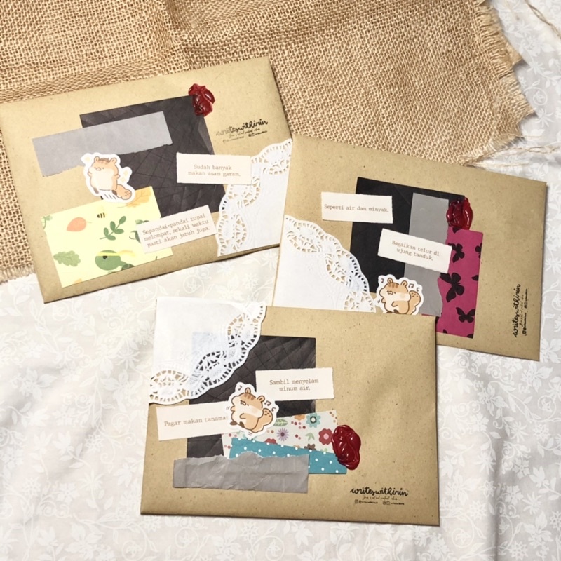 

(writeswithirin) Amplop Bullet Journal / Bujo Envelope Starter Pack
