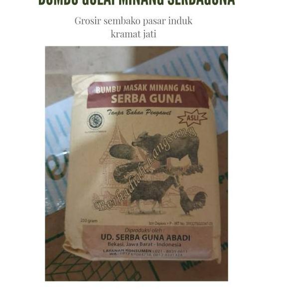 

Bumbu Masak Minang Asli Serba Guna 250gram