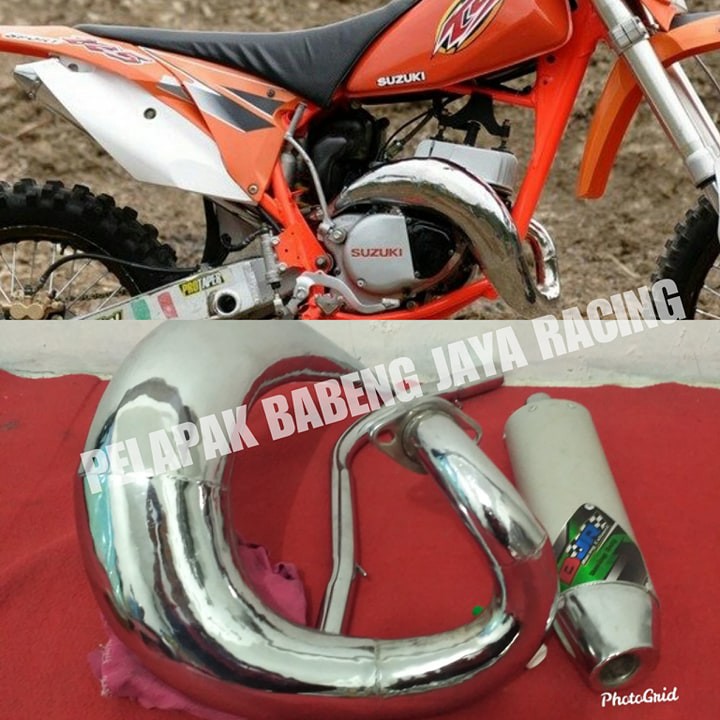 Knalpot suzuki ts 125 ts 100 model ktm fullkrum
