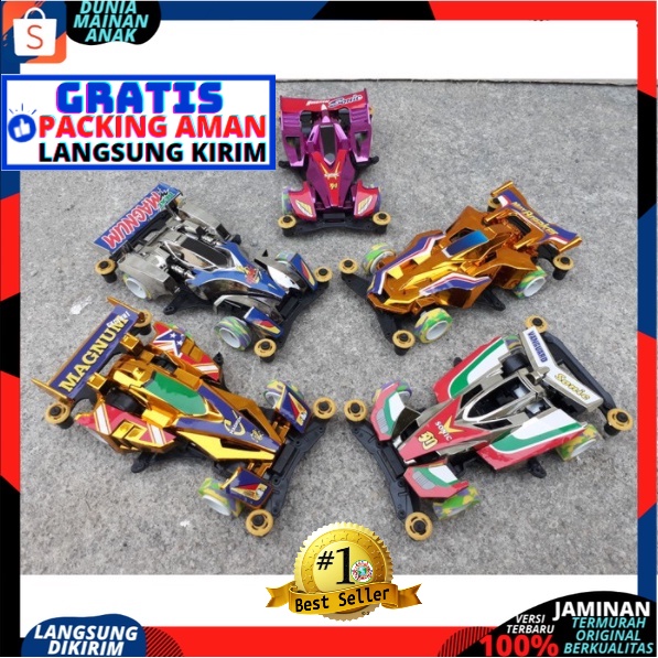 Tamiya Mini 4WD Super Speedy Car Racer -  Mainan Anak Mobil Balap New