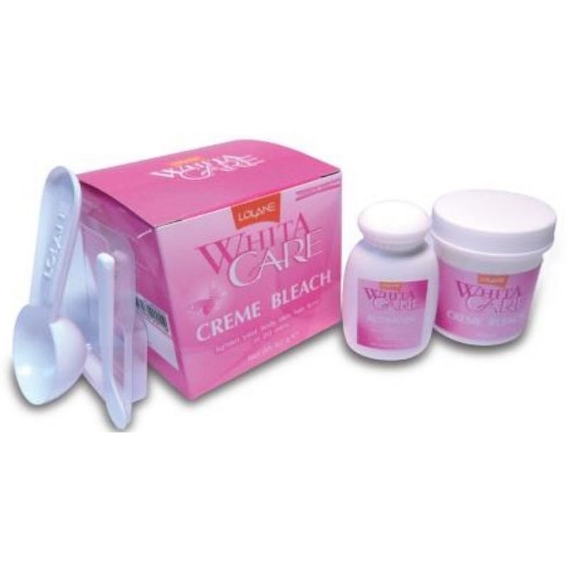 Lolane Whita Care Cream Body Bleach 125gr ORIGINAL / Pemutih Badan Instan / Pemutih Kulit / Body Bleaching / Lulur Pemutih Badan / Obat Pemutih Kulit Instan