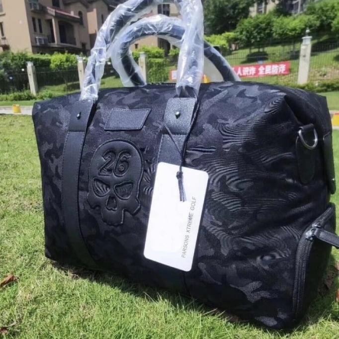 Tas Golf Boston Bag PXG Black Skull 26 New Model 2021 Black