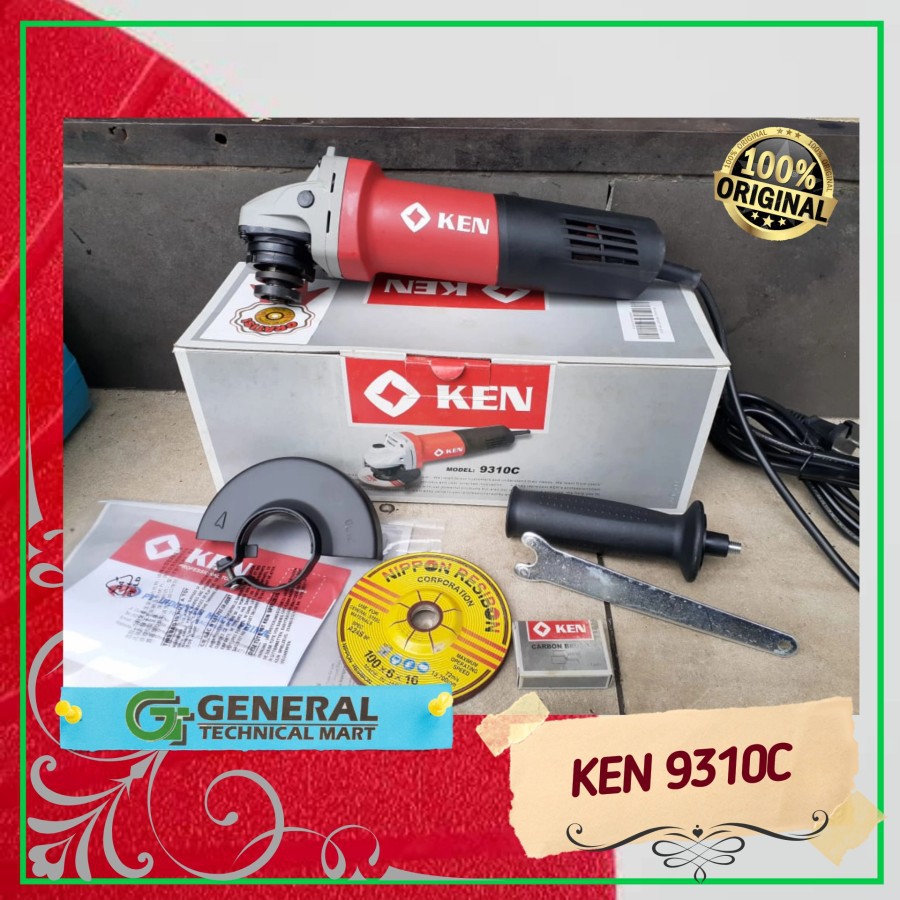 Mesin Gerinda Gurinda Tangan 4" KEN 9310C