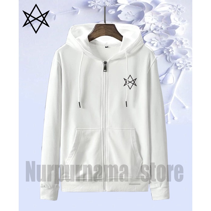 [BISA COD] SWEATER HOODIE BMTH ZIPPER RESLETING TEBAL KUALITAS DISTRO UNISEX M L XL XXL