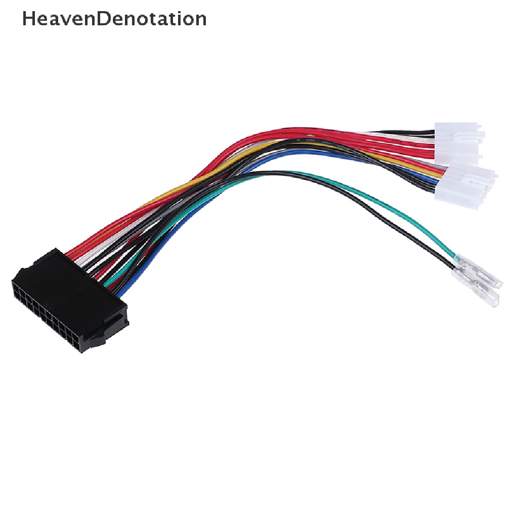 [HeavenDenotation] 20P ATX To 2 Port 6Pin AT PSU Converter Power Cable For Computer 286 386 486 586