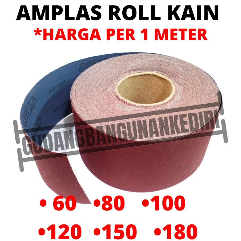 [LENGKAP] Amplas Roll lemes meteran 60 80 100 120 150 180 taiyo konaflex