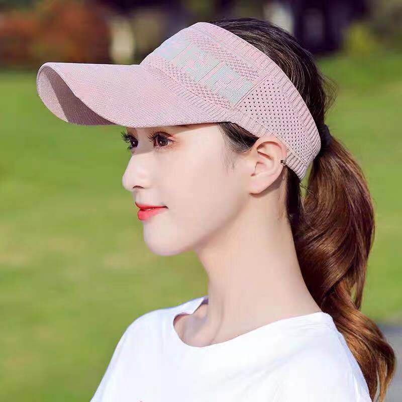 Topi Baseball Gaya Korea untuk Unisex Ponytail - Topi  Baseball