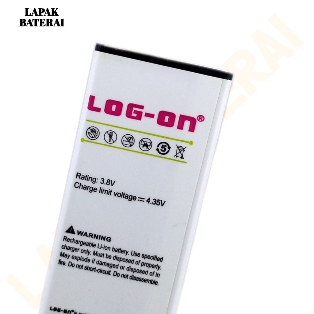 LOG - ON EverCOSS R5C Baterai Double IC Protection Battery Batre