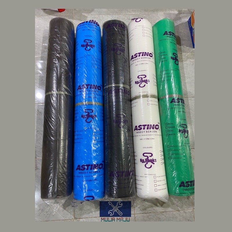 kawat kain kasa nyamuk roll /Kawat Parabola Nilon Pvc per rol 25meter