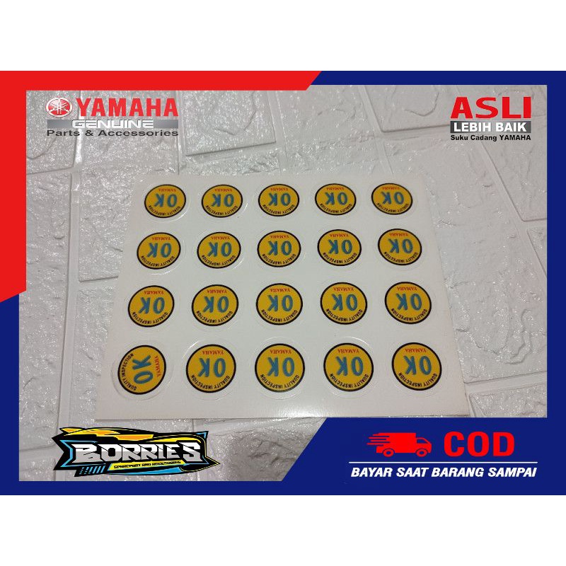 STIKER OK YAMAHA RX KING TERLARIS Bahan Lokal