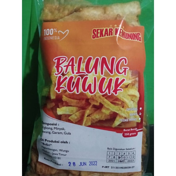 

KETELA CRISPY / BALUNG KUWUK