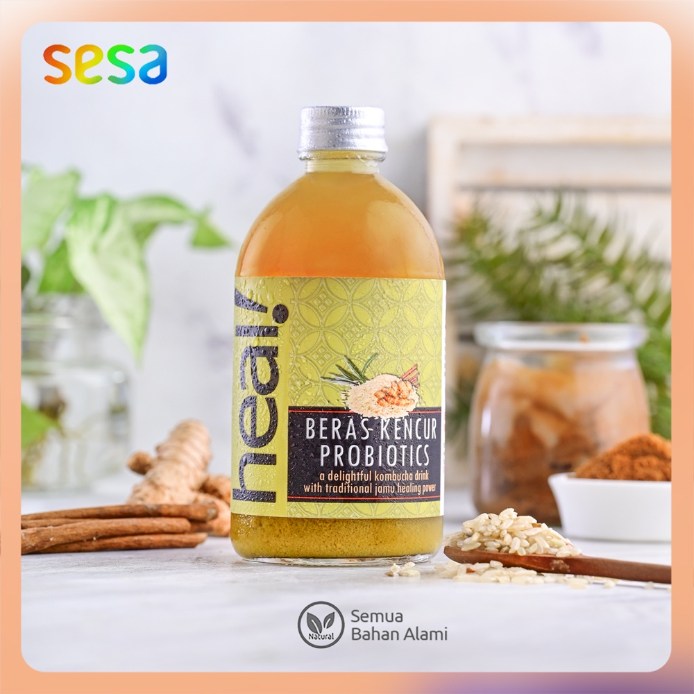 

HEAL Kombucha Beras Kencur Probiotics 370ml - Minuman Sehat Fermentasi