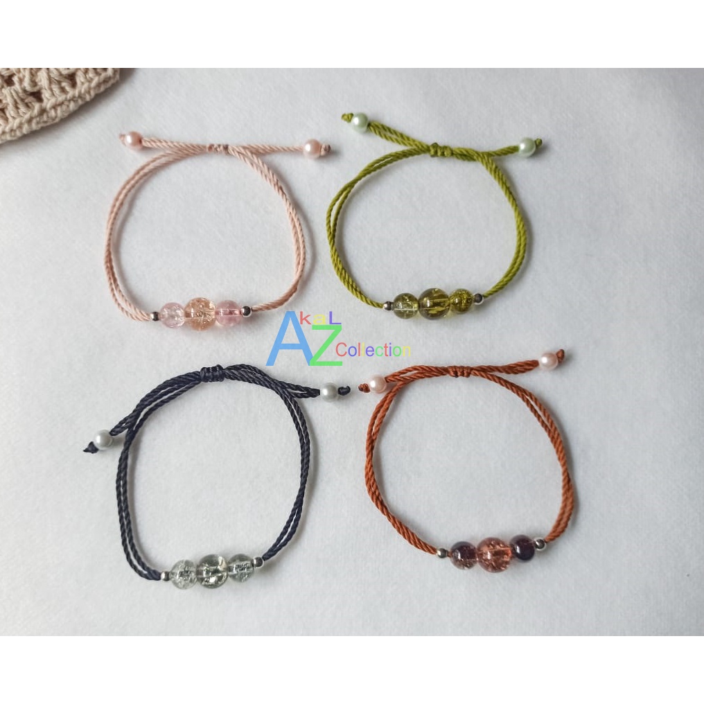 Gelang Tali / Gelang Batu / Gelang Batu Wanita/ Gelang Batu pecah/ Gelang Etnik Wanita/ Gelang Ameth