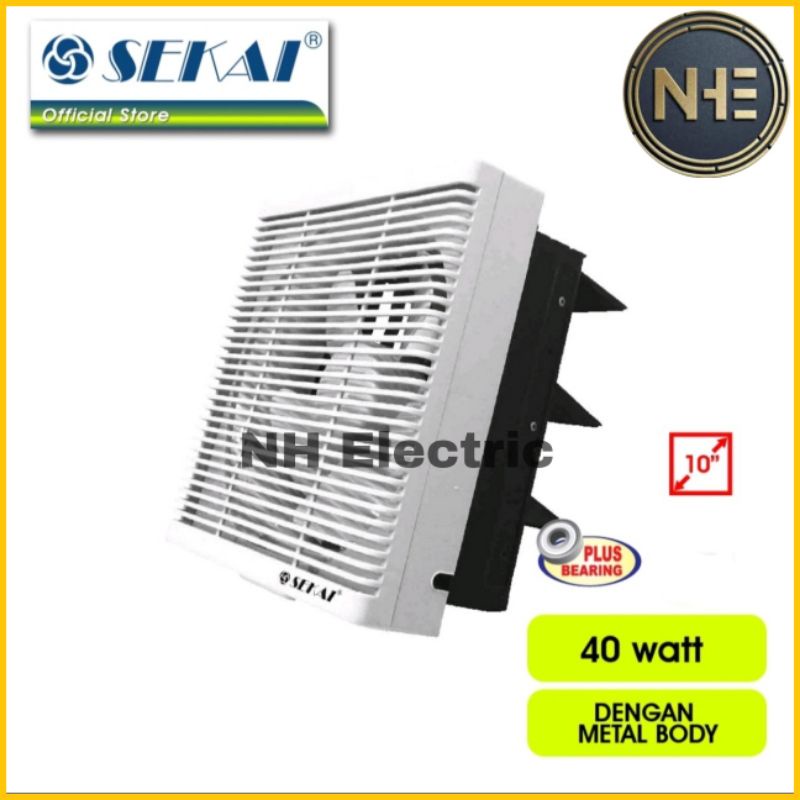 Exhaust Fan 10 Inchi Dinding Sekai - Exhaust Fan 10 Dinding Plapon Sekai - Exhaust Fan 10 Inchi Tembok Sekai