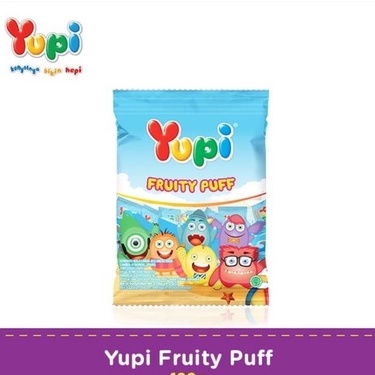 

Yupi Fruity Puff aneka rasa berat 120 gr isi 48 pcs