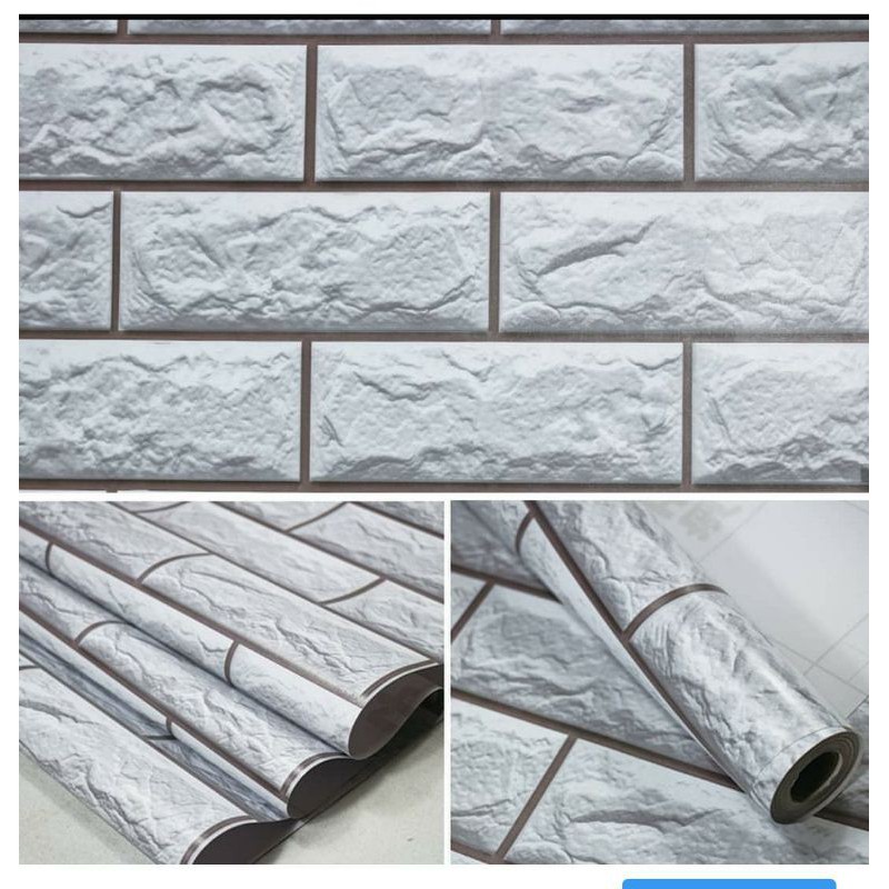 wallpaper dinding sticker uk.45cm X 10m - wallpaper dinding cantik ukuran 45 cm X 10 m