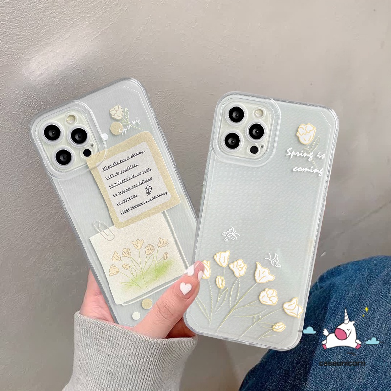 Case Motif Bunga Musim Panas Xiaomi Redmi A1 10 9 9T 9C NFC Redmi Note9 8 10 9 Pro 11s 11 Pro 10s 10pro Max Plus POCO F4 M3 M4 X3 Pro Fresh Flowers Memo Bening Lembut TPU Penutup Belakang Flower