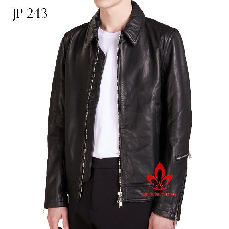 (COD) Jaket Super Kulit Imitasi Premium Pria - JP 243