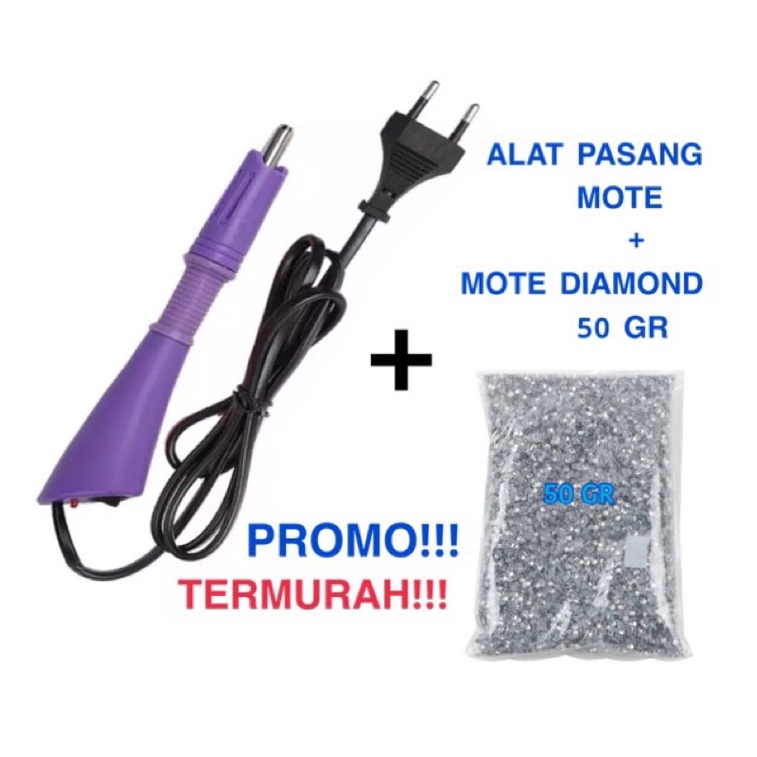 PAKET HEMAT Applicator Solder Diamond Tempel Mote Hotfix Penempel Mote