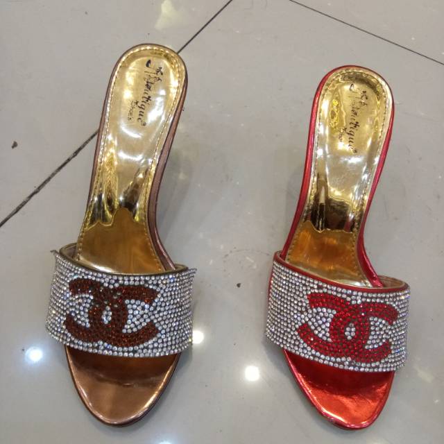 Sale cuci gudang sandal pesta import murah cantik