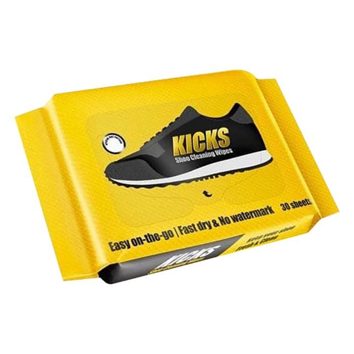 Tissue pembersih sepatu Kicks Wipes 30 Sheets Cleaning Kit For Sneaker