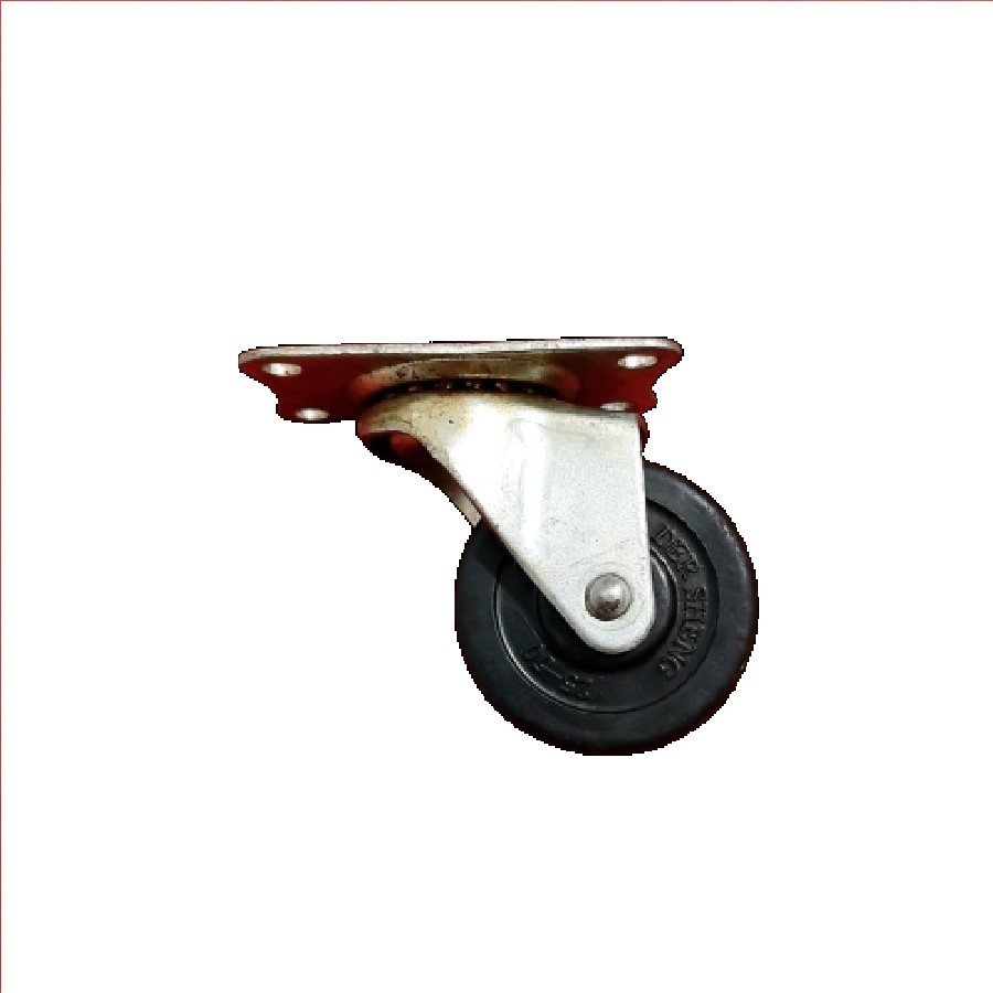 Roda Troli / Troly / Trolly / Etalase Karet 2&quot; Inch Hidup Swivel